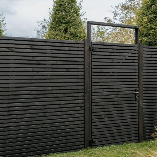 Elan Scherm Zwart Gespoten 180x180 cm.  1064424 =V