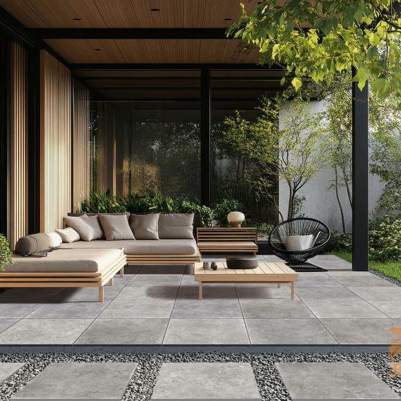 GeoCeramica® 60x60x4 Ostuni Grigio Grijs
