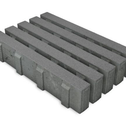 EcoSteen Stroke 60x40x12 Antraciet