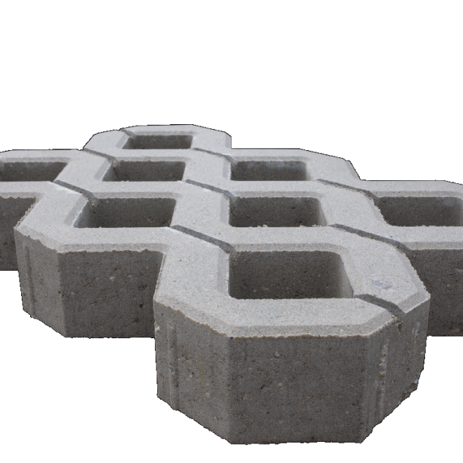 GrasBeton tegel 40x60x10 Grijs