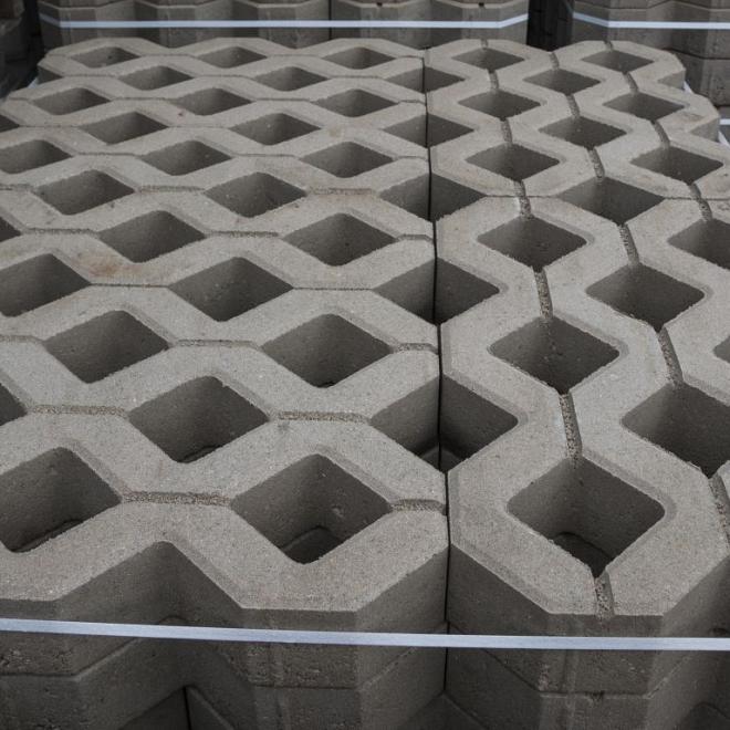 Gras Betontegel 40X60X10 Grijs