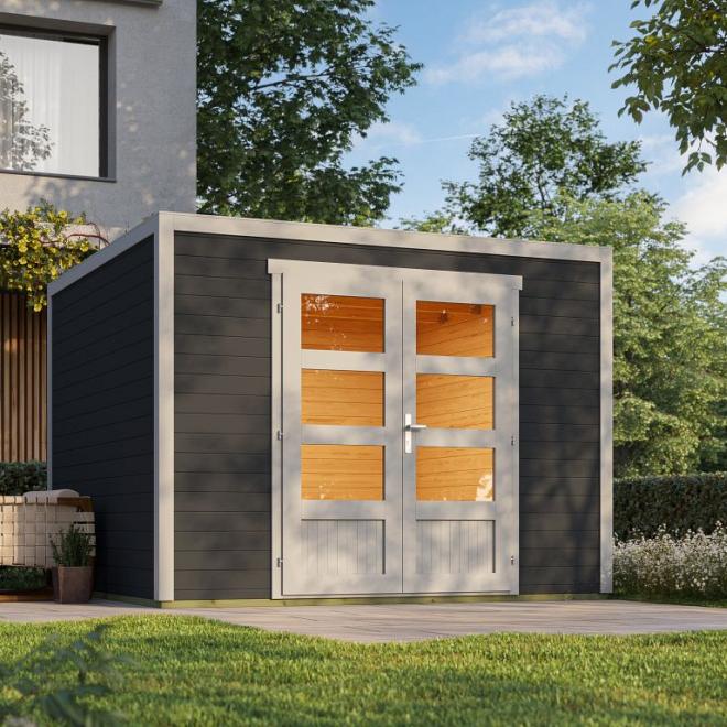 Onze Outdoor Life Overkappingen en Blokhutten worden geleverd exclusief dakbedekking, vloer en Funda