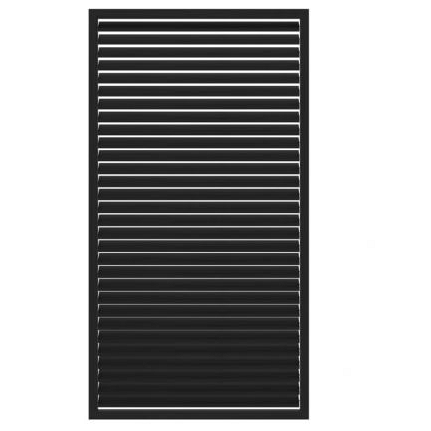 Vuren Shutterscherm, 120x224cm. Zwart Gespoten