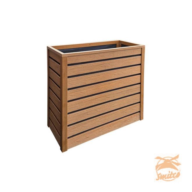 NewTechWood Plantenbak, 80x85x38cm. Teak