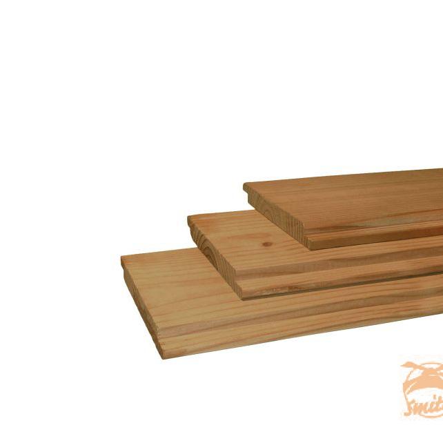 Douglas Geschaafd Halfhouts Rabat 4xVelling 1,8x19,5x400cm. Groen Geïmpregneerd