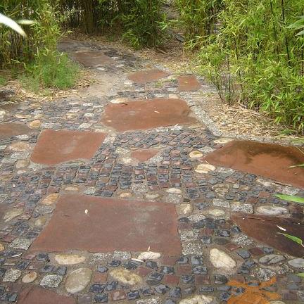 Pallet á ca. 15 m2. Rode Weser Flagstones 3-6 cm