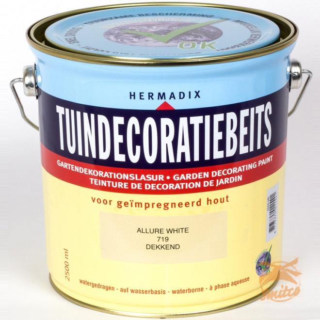 Tuindecoratiebeits 719 Allure White 750ml.
