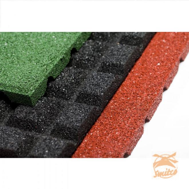 Rubber Tegels 50x50x2,5 Groen