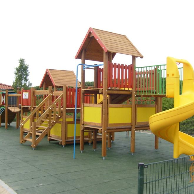 Rubber Tegels 50x50x2,5 Groen