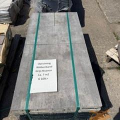 Opruiming ca. 7 m2. Wildverband grijs Nuance