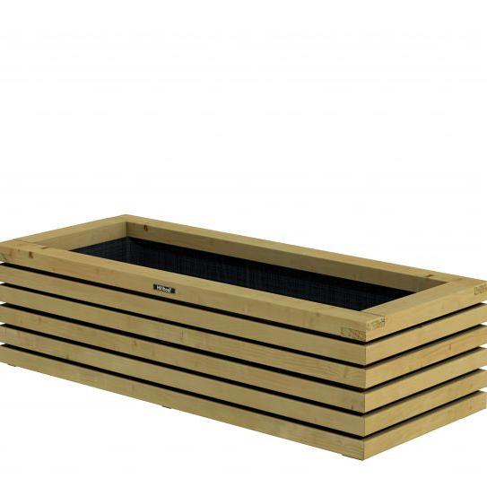 Elan Bloembak, 120x50x30 cm. Groen Geïmpregneerd  1063078 (W636446)