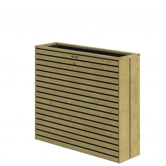 Elan Terrasbloembak, 93x30x103cm. Groen Geïmpregneerd 1063082 (W636479) =V