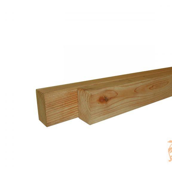 Douglas Fijnbezaagde Regel 4,5 x 7,5 x cm. Groen Geïmpregneerd