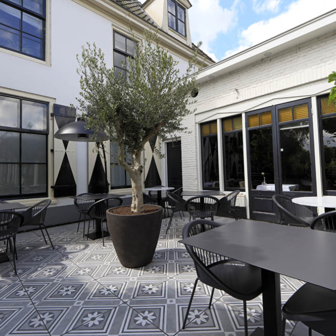 GeoCeramica Concreet Flower Decorate