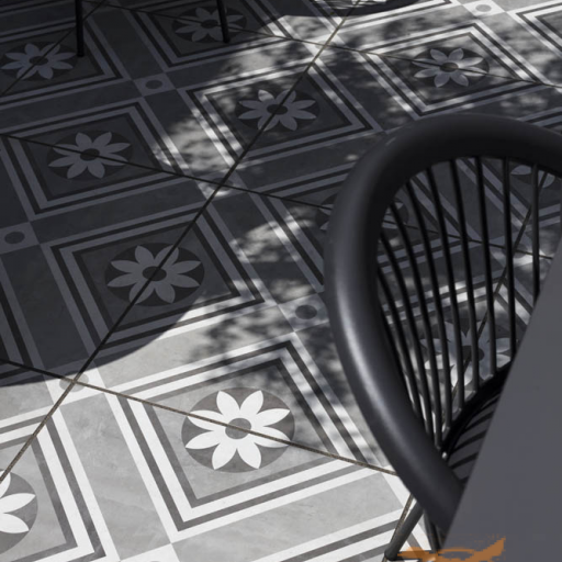 GeoCeramica Concreet Flower Decorate