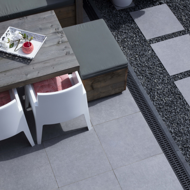 GeoCeramica® 60x60x4 Impasto Grigio =V