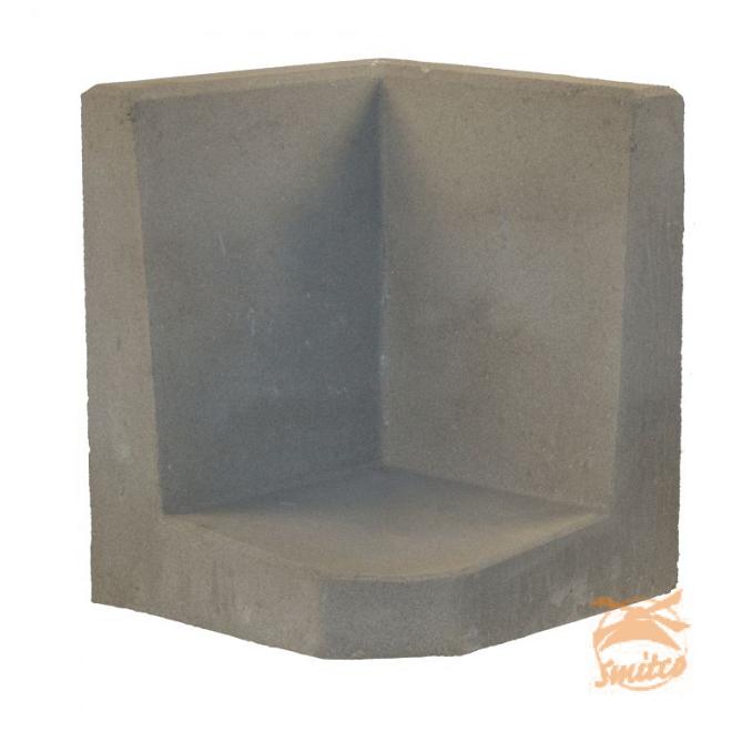L-Element Hoeksteen Grijs 50x40x40 cm