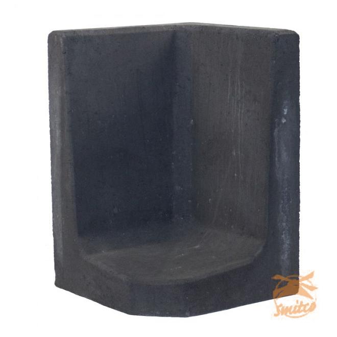 L-Element Hoeksteen Zwart 60x40x40cm