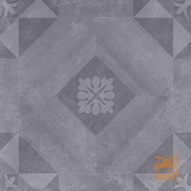 GeoCeramica® 60x60x4 Symbol Block Black