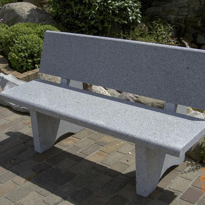 Natuursteen Gran. Bank Basic Met Rugleuning