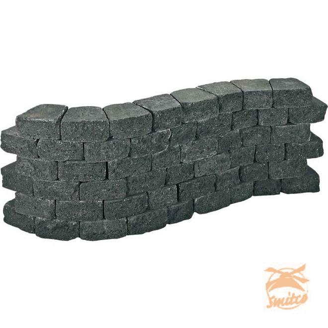 Pilestone Trapezium 23/17X21.5X10 Coal