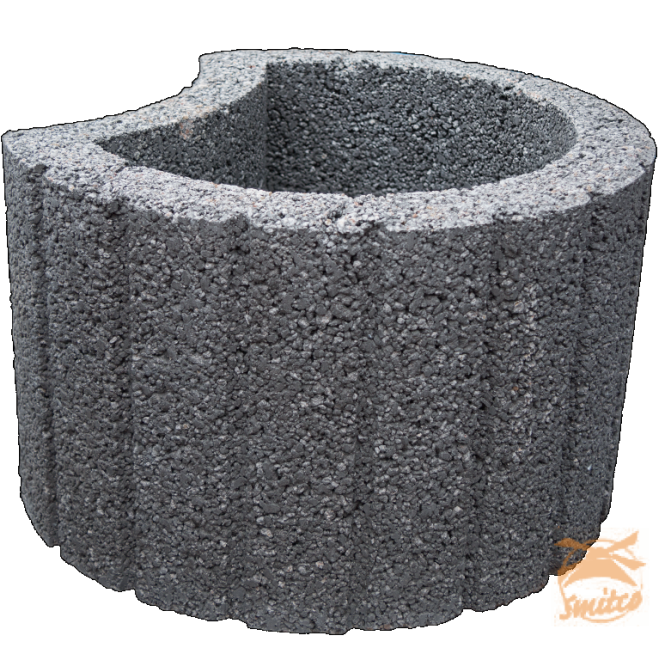 Cirkelflor Bloembak Antraciet