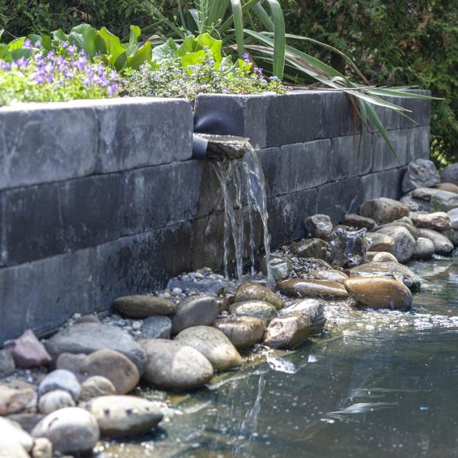 Linea Palissade 15x15x60 Getrommeld Black