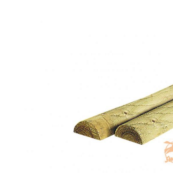 Gewolmaniseerde Halfronde Regel Ø7cm. 250cm. W03005 =V
