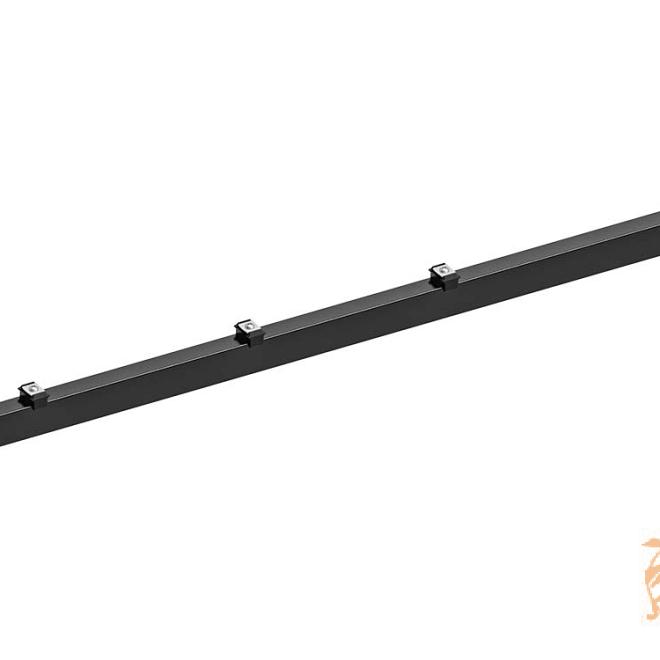 Hillfence Metalen Tussenpaal  6x4x160 cm. Zwart  W08446  LET OP : BESLAG MEEGEVEN !!