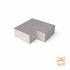 Schellevis Hoekstuk t.b.v. Traptreden Massief 100x40x20 Binnen 90º Grijs