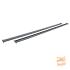 Set (2x) U-Profielen 180 cm. t.b.v. Bevestiging Bamboerol Gegalvaniseerd 180 cm.