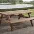 Picknicktafel Hardhout 160x 180 cm.