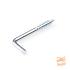 Plug+Schroefduim 6X30/50mm. (4ST) Verzinkt Blister Eurofix