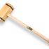 Houten Sleg Met Ovale Steel 100cm.