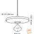 Disc Pendant 100-230V ( without base )