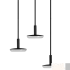 Sway Pendant Ext 100-230V Black Without Base