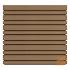NewTechWood Composiet Co-Extrusie Wand Bekleding Castellation 4325 Profiel, 2,5x19,6x290 cm. Teak  1