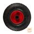 Wiel Platenroller 70/160/220mm. (Rood)