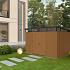 NewTechWood Berging Met Dubbele Deur, 344x210cm, Teak