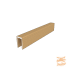 NewTechWood Aluminium Co-Extrusie Frameset t.b.v Scherm i.c.m Betonpalen, Red Cedar