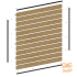 NewTechWood Aluminium Frameset t.b.v Scherm i.c.m Betonpalen, Zwart Gepoedercoat