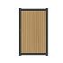 NewTechWood Co-Extrusie Composiet Deur Premium In Aluminium Frame, Verticaal Triple, 97x186cm. Red C