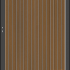 NewTechWood Co-Extrusie Composiet Deur Premium In Aluminium Frame, Verticaal Triple, 97x186cm. Teak/
