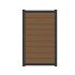 NewTechWood Co-Extrusie Composiet Deur Premium In Aluminium Frame, Horizontaal, 97x186cm. Teak