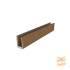 NewTechWood Co-Extrusie Aluminium U-Profiel 300cm. Teak