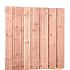 Douglas Fijnbezaagd Plankenscherm 15-Planks  Brede Plank 19 cm. 180x180cm. Onbehandeld   1011340