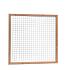 Douglas Betonijzer Trellis Maas 7,5x7,5 cm. In Raamwerk 4,5x7 cm.180x180 cm. Blank  W32050 =V