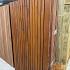 Hardhout Stripes Black Plankendeur 100x180cm. 026774
