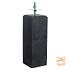 Betonpoer Antraciet 18x18x50cm. Met Verstelbare Plaat 1001328 =V