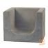 U-Element Hoeksteen Grijs 40x50x40 cm.